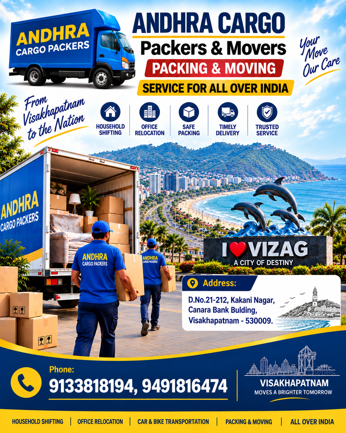 Packers and Movers in Visakhapatnam