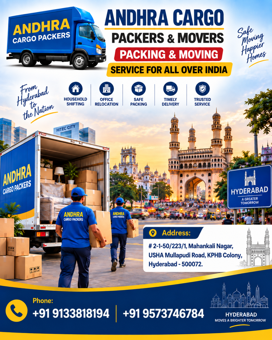 House Shifting Services in Hyderabad