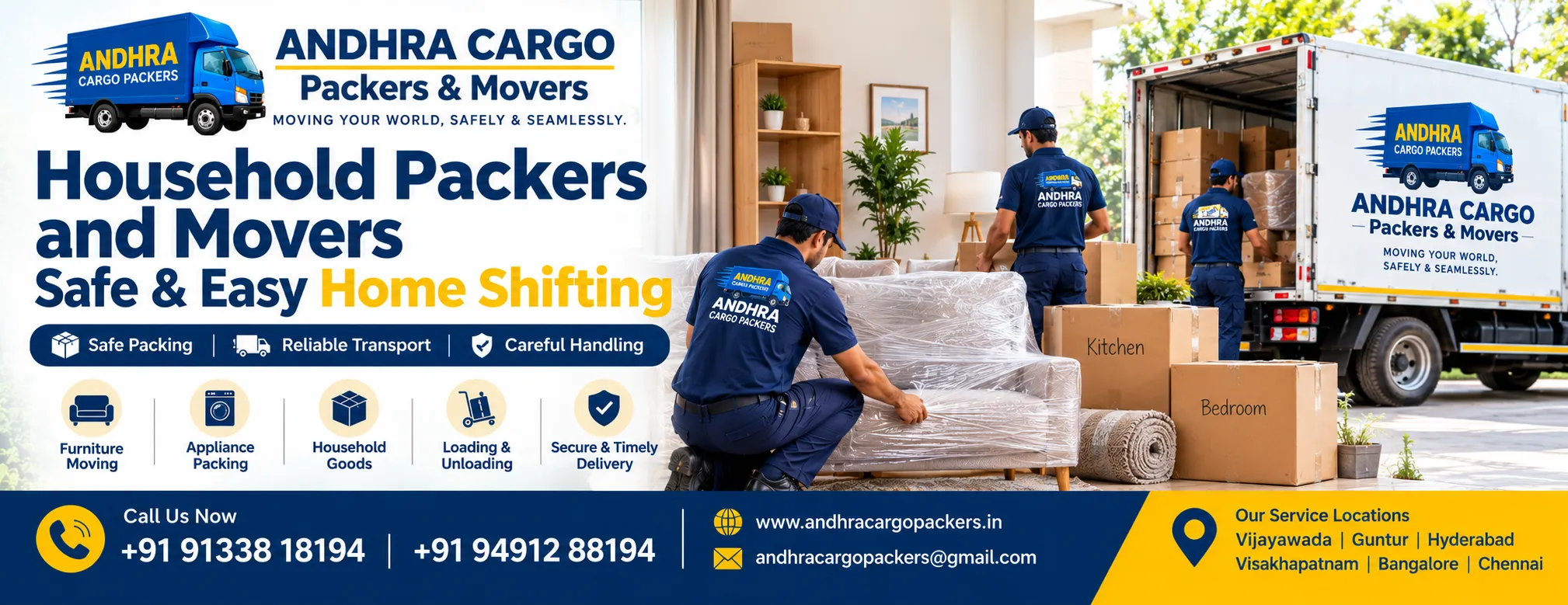 Household Packers and Movers: A Complete Guide to Safe and Easy Home Shifting