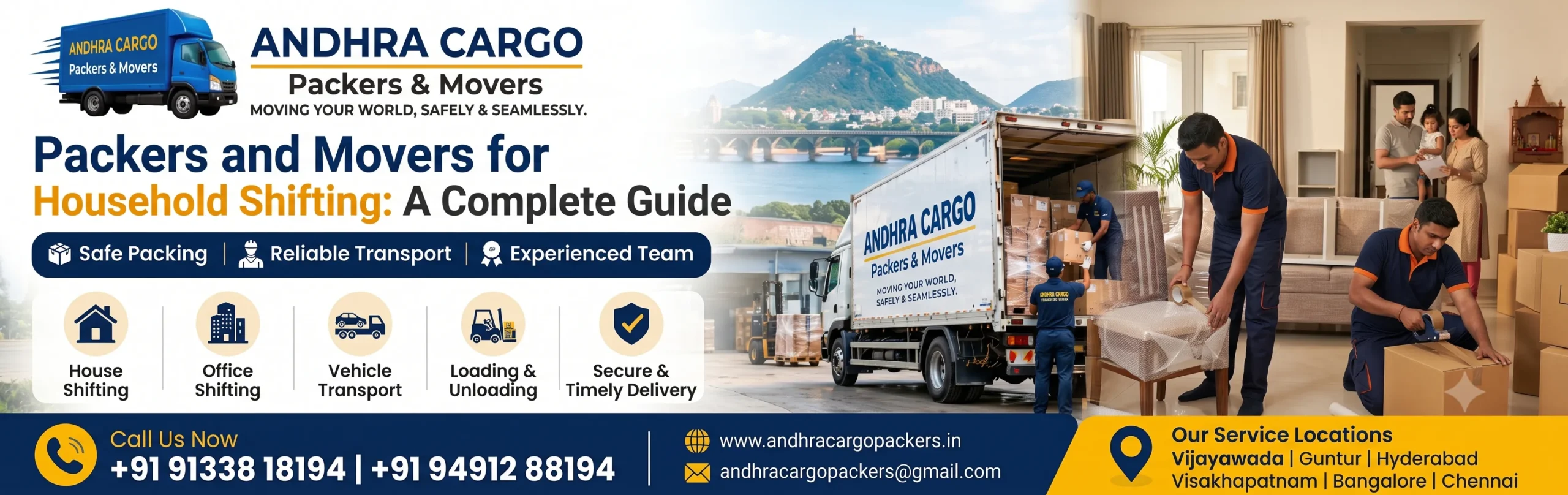 Read more about the article Packers and Movers for Household Shifting: A Complete Guide