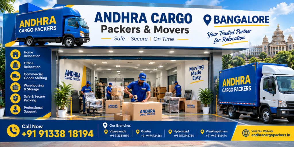 Packers and movers in Bangalore providing professional packing and relocation services