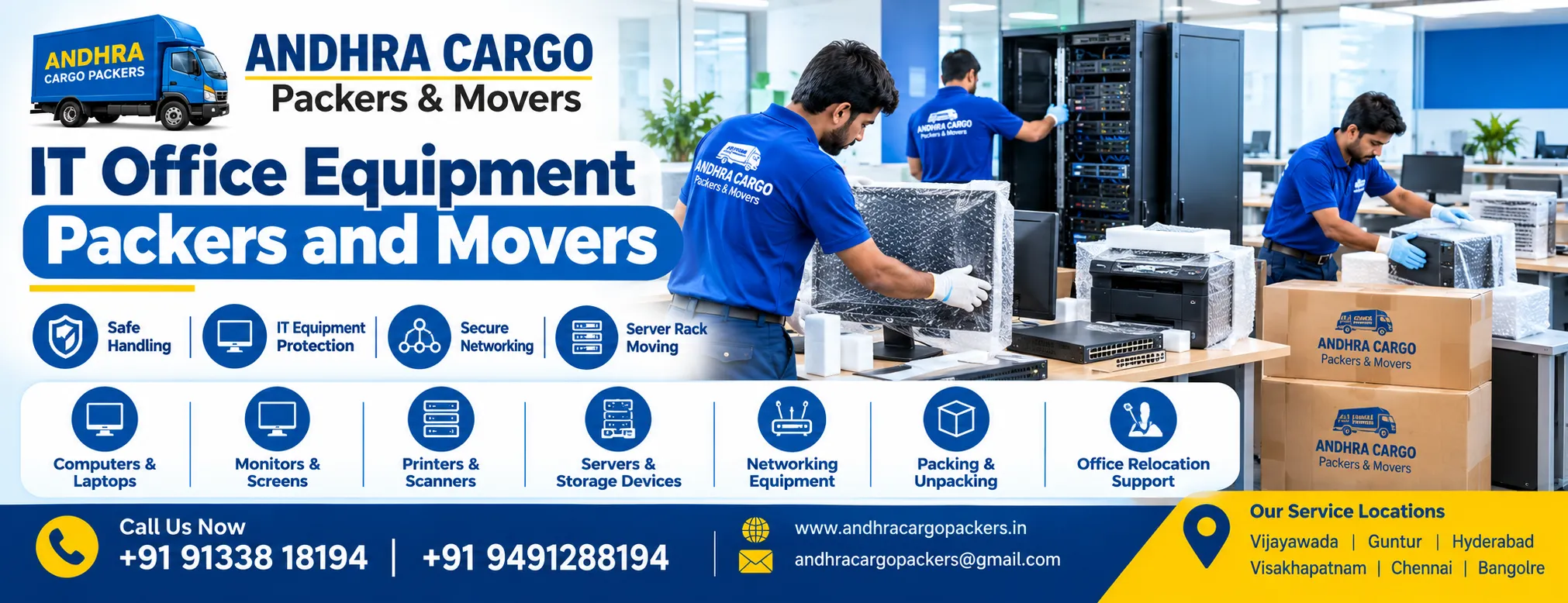 Read more about the article Full IT Office Equipment Packers and Movers