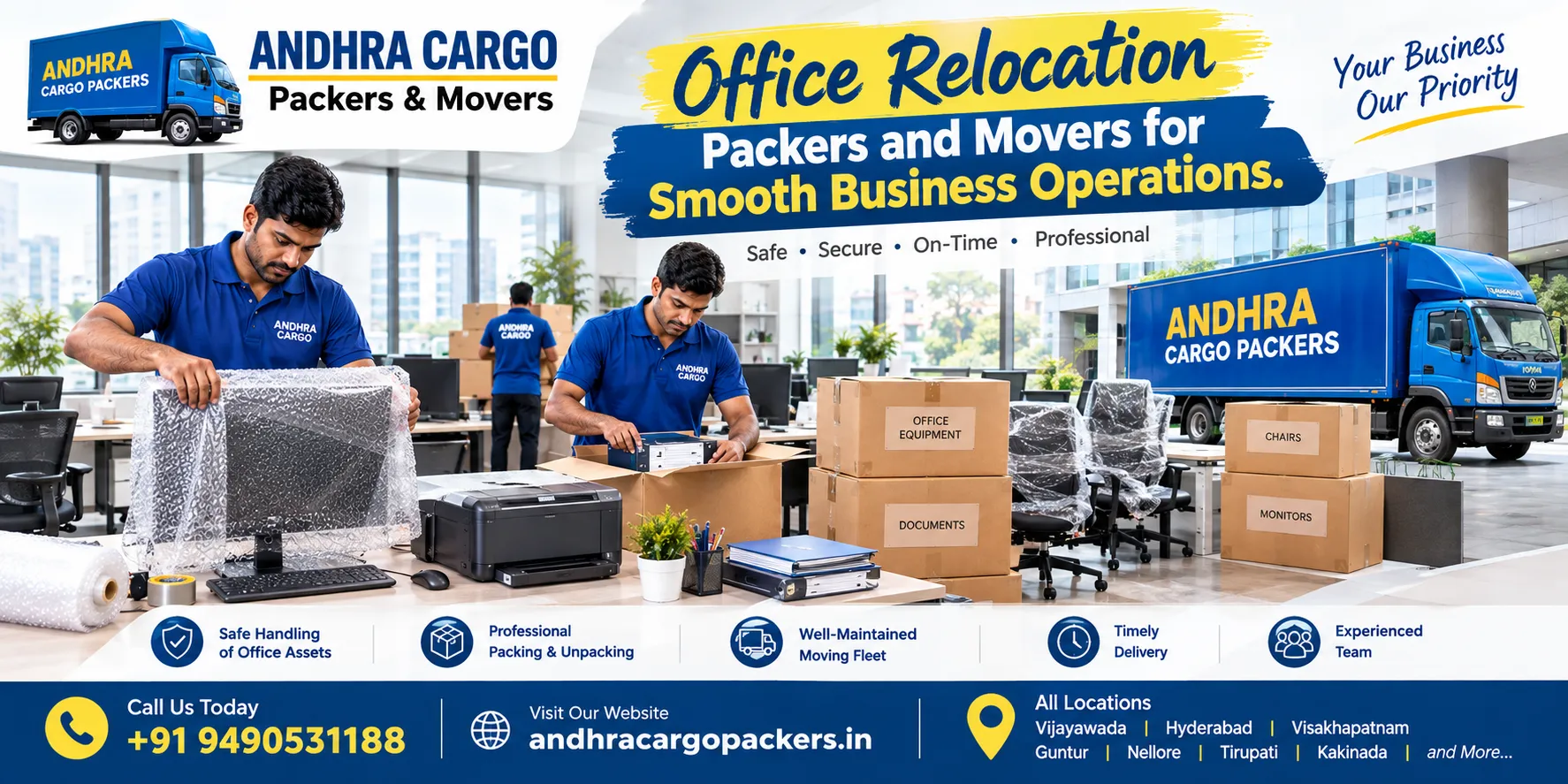 Read more about the article Office Relocation Packers and Movers for Smooth Business