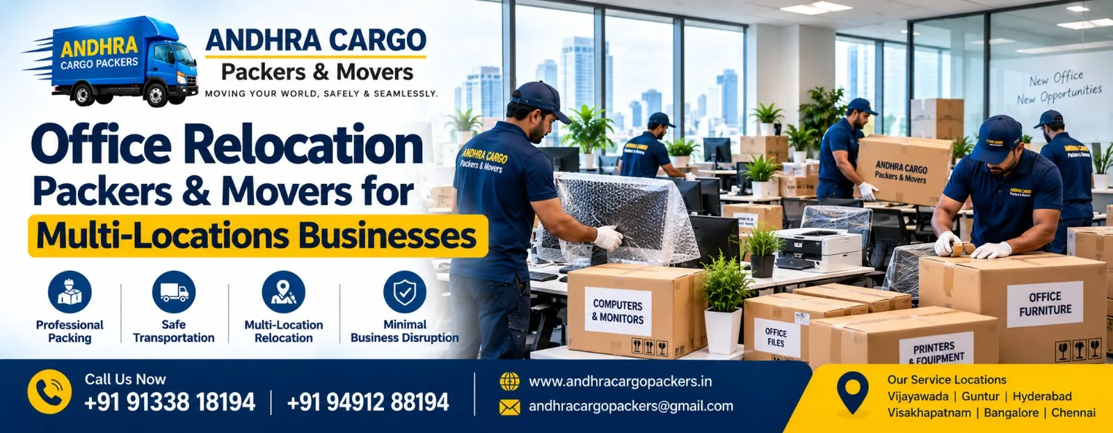 Read more about the article Office Relocation Packers & Movers for Multi-Locations Businesses