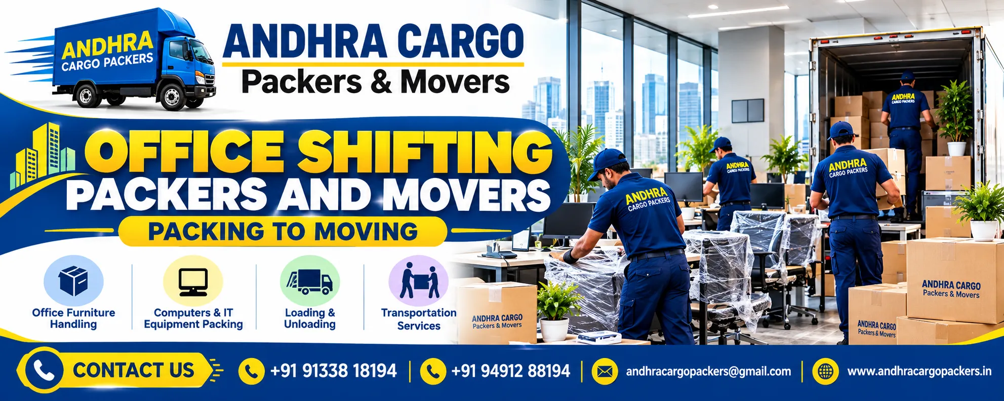 Read more about the article Office Shifting Packers and Movers: Packing to Moving