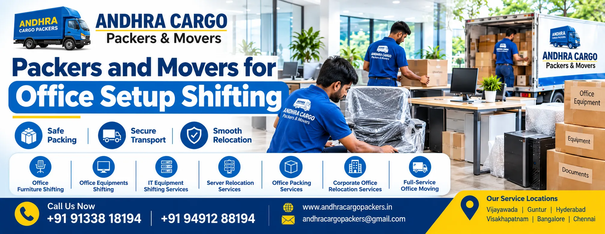 Read more about the article Packers and Movers for Office Setup Shifting