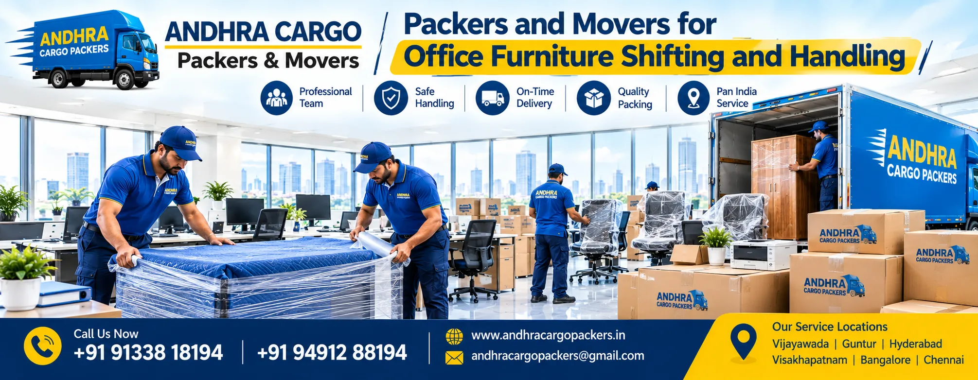 Read more about the article Packers and Movers for Office Furniture Shifting and Handling